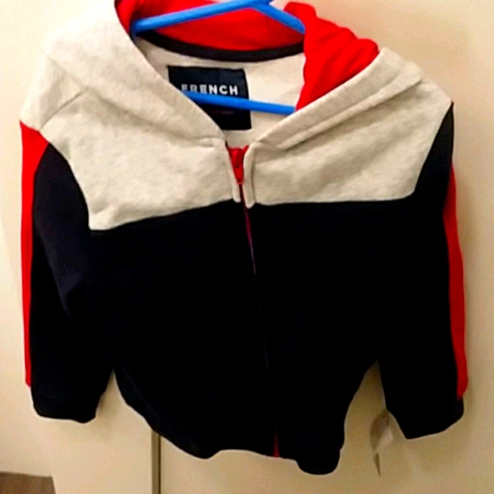 French toast hooded zipped sweatshirt brand new